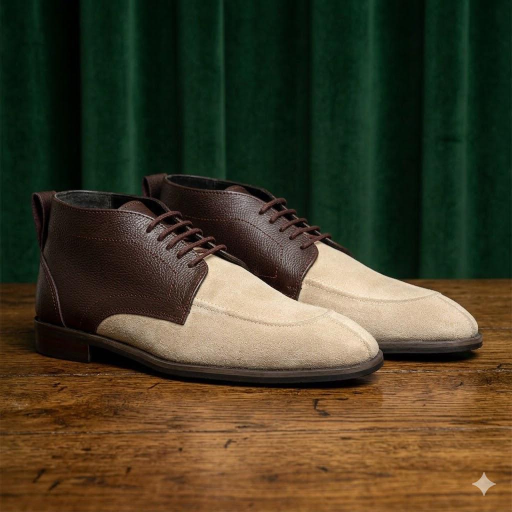 Two Tone Brown Shoes