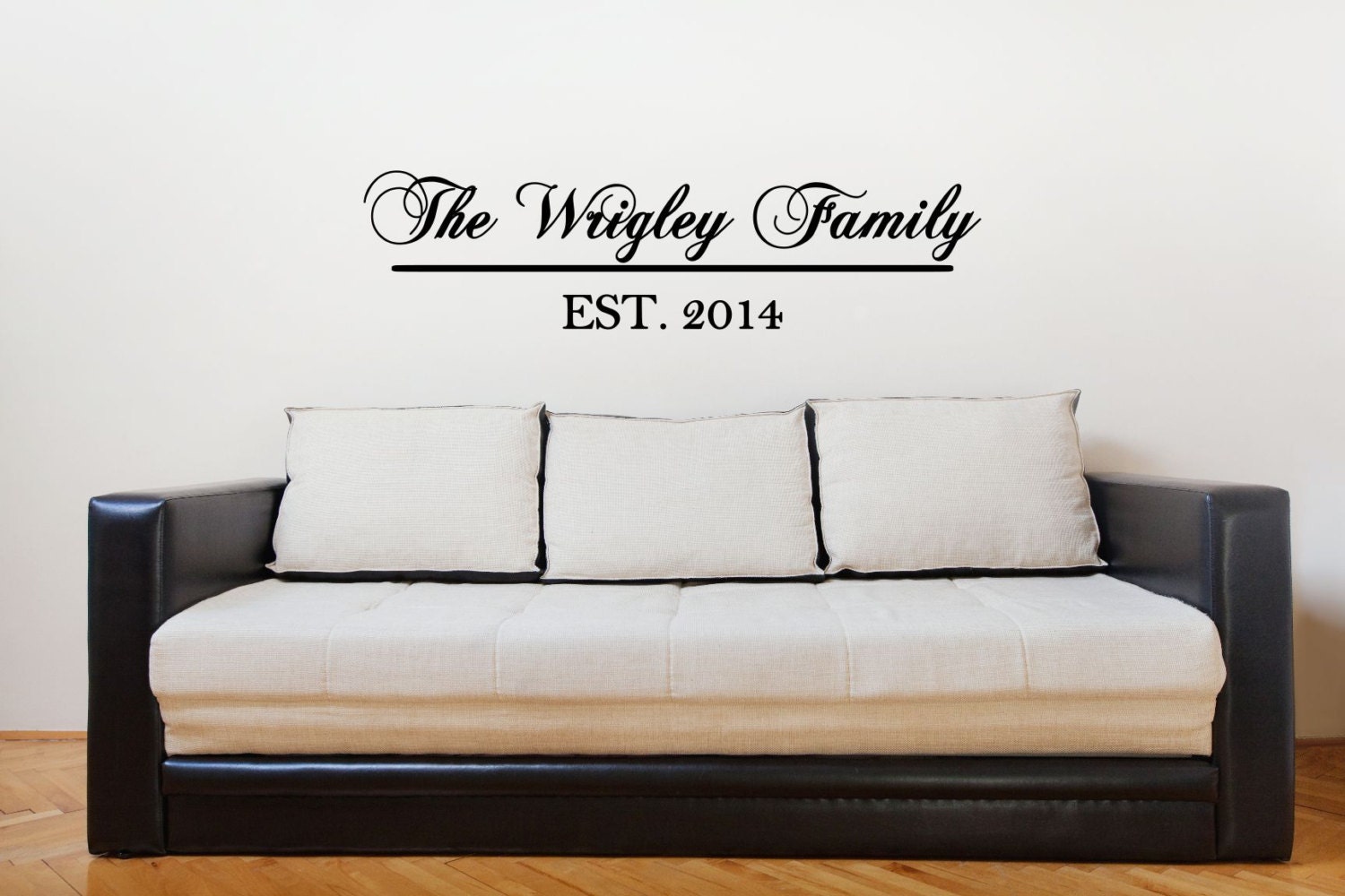 Custom Family Name Vinyl Lettering Family Vinyl Wall Art Etsy
