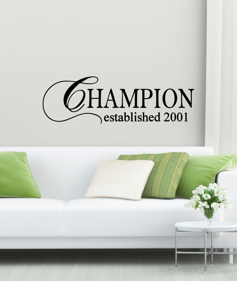 Custom Family Last Name Vinyl Decal Family Vinyl Wall Art Etsy