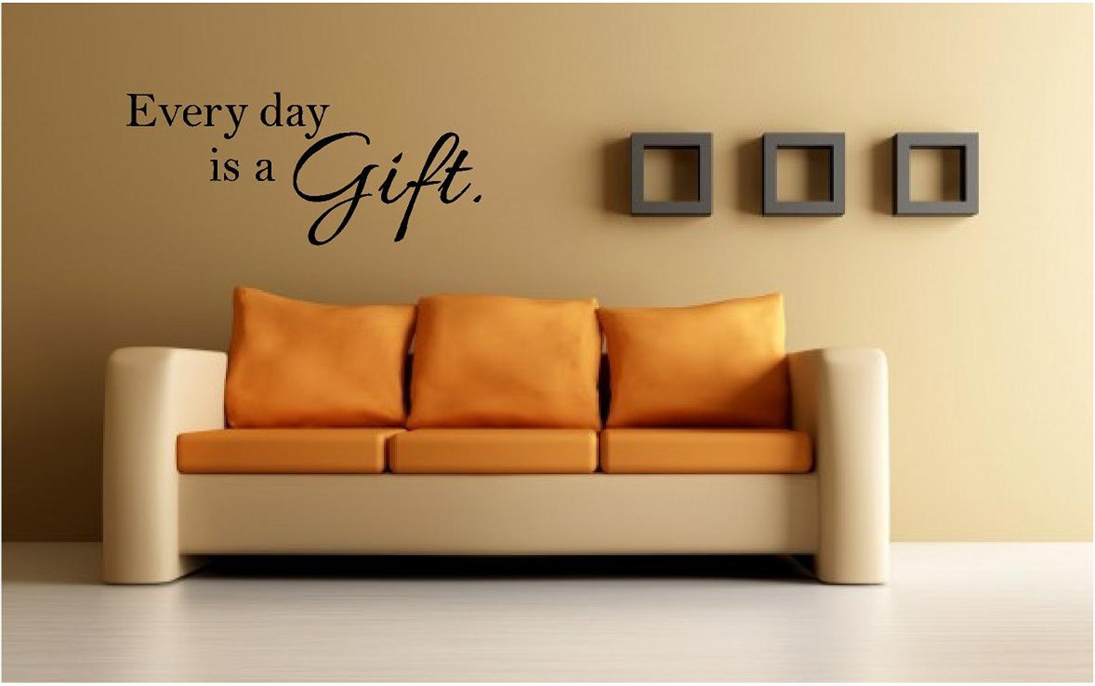 Every Day is a Gift Vinyl Decal Wall Decal Quote Gift Vinyl Etsy