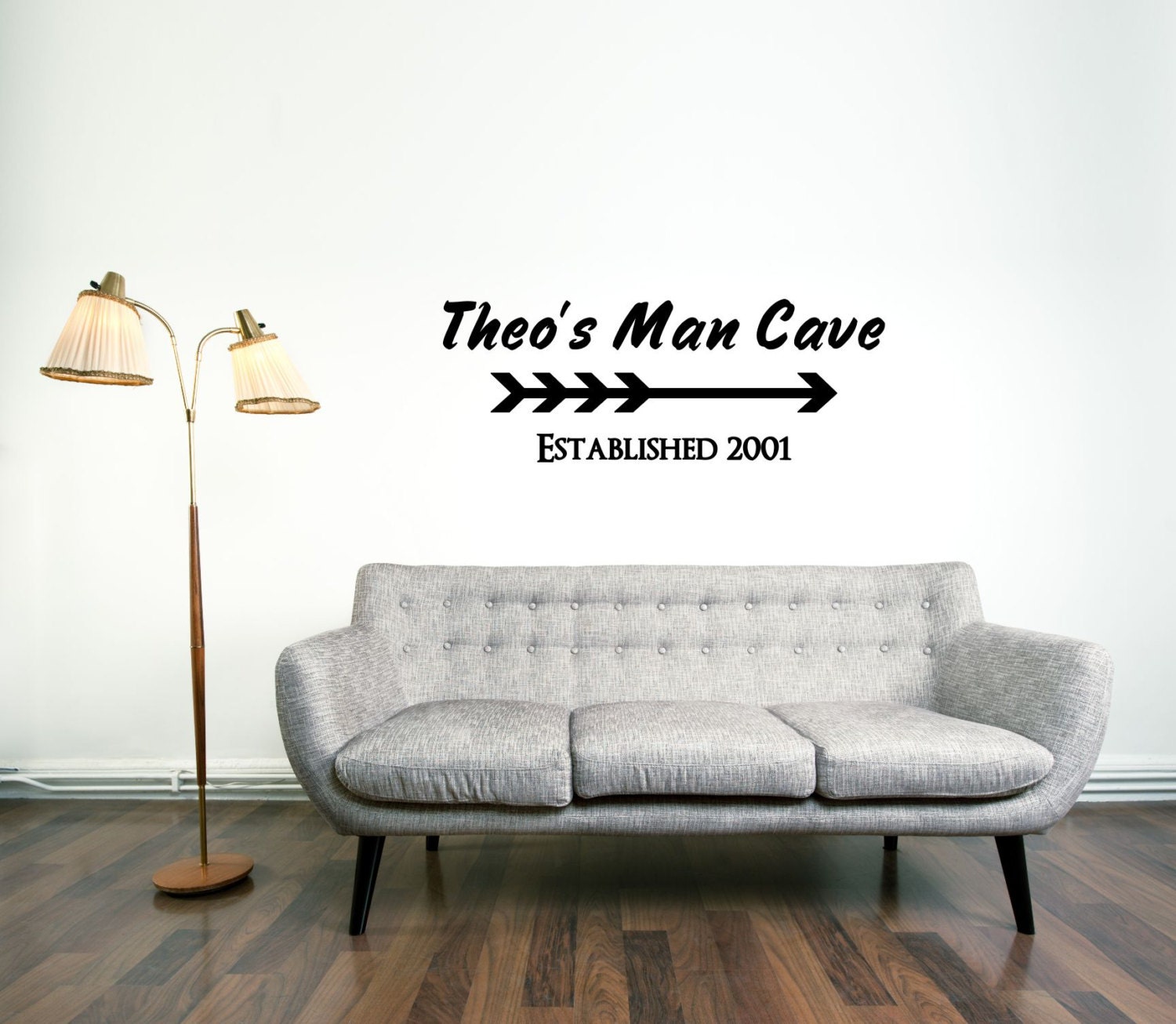 Personalized Man Cave Vinyl Decal Man Cave Vinyl Wall Art Etsy
