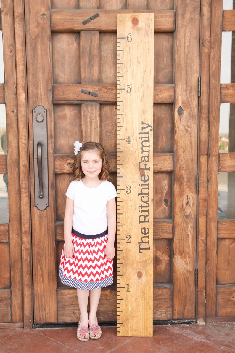 Custom Growth Chart Vinyl Decal Kit by The Vinyl Company Etsy