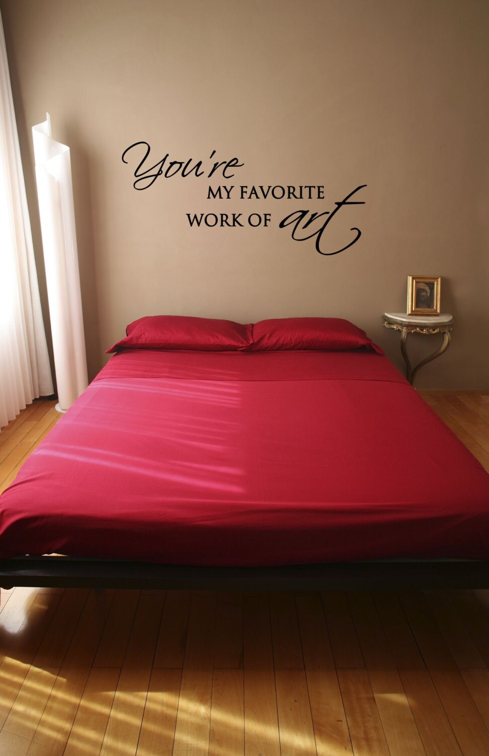 You're My Favorite Work of Art Vinyl Decal Vinyl Wall Etsy