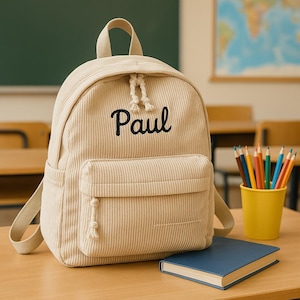 Children&#39;s backpack with name/ personalized backpack/ kindergarten backpack/ back to school/ children&#39;s name bag/ ideal for back to school