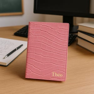 Croco leather notebook/Personalized notebook/notebook/notebooks/personalized notebook/ custom notebook/A5 notebook/ original gifts