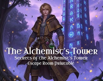 Gioco Escape Room stampabile per adolescenti / Puzzle per feste di Halloween (download PDF)