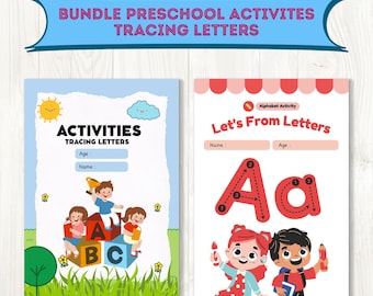 Alphabet Tracing Worksheets for Kids | ABC Handwriting Practice Workbook | Preschool & Kindergarten Letter Activities PDF