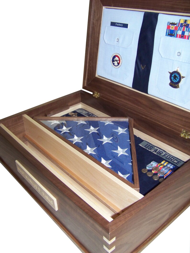 Military Retirement Keepsake Box Etsy