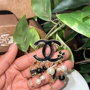 Double C Chanel Pin - Etsy