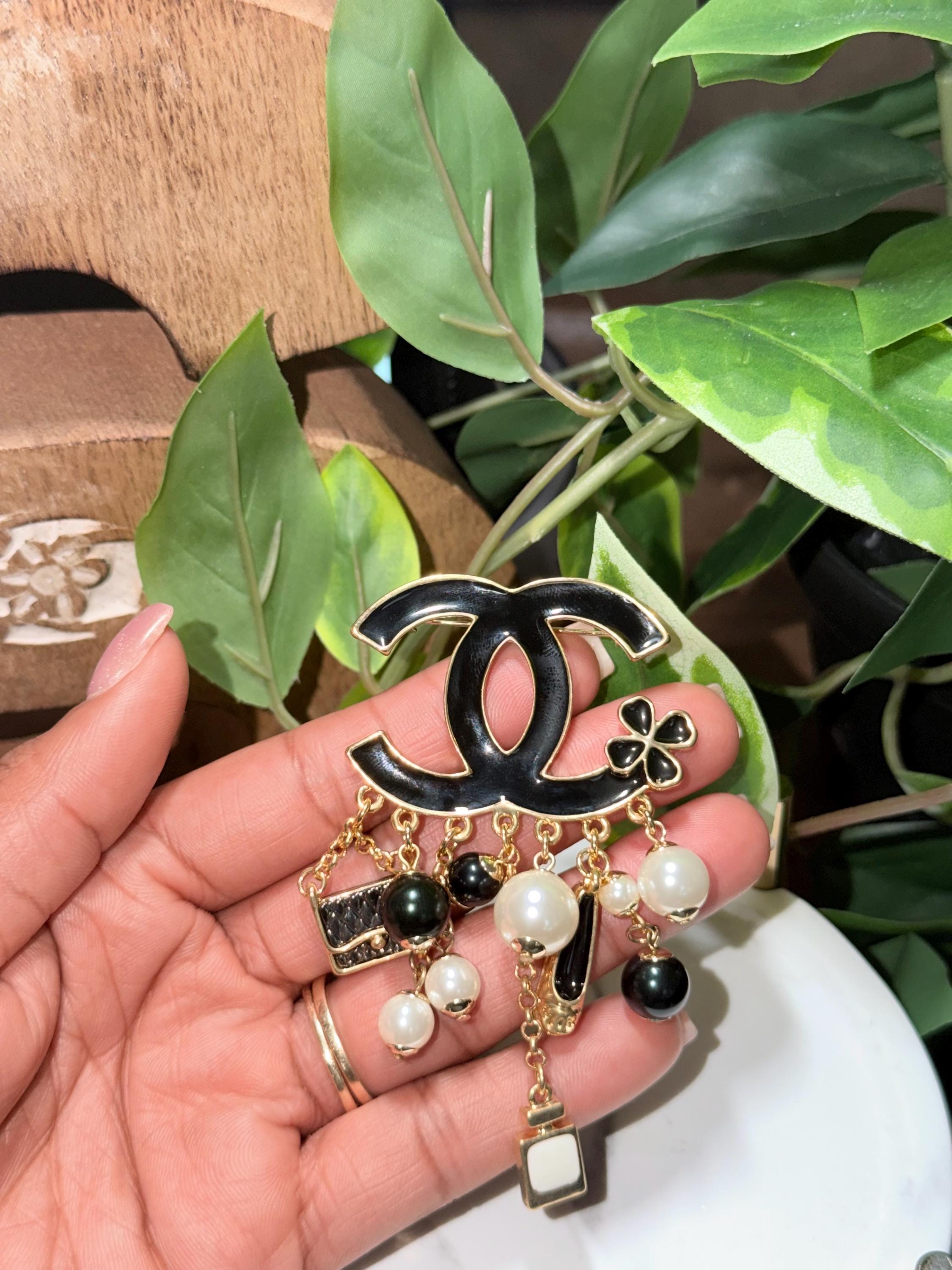 Double C Chanel Pin - Etsy