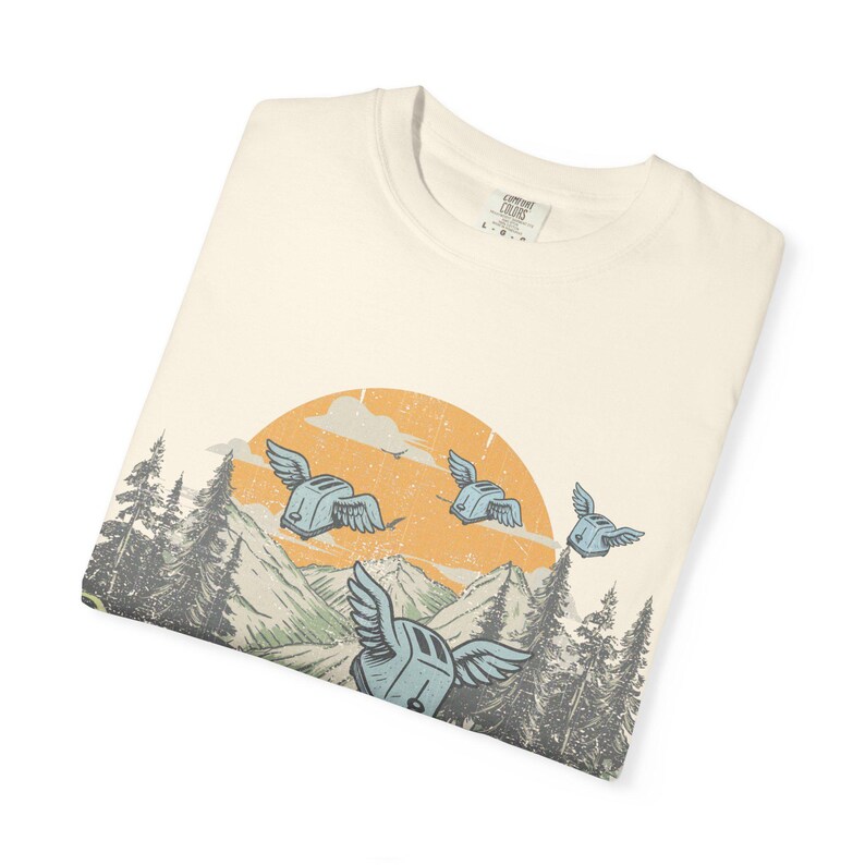 T-shirt Flight of the Toasters Comfort Colors | T-shirt nostalgie informatique des années 90 image 2