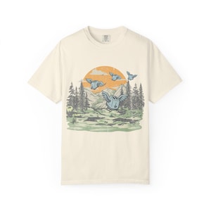 T-shirt Flight of the Toasters Comfort Colors | T-shirt nostalgie informatique des années 90 image 1