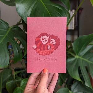 Sending Hugs Greeting Card