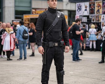 Din Djarin Cosplay Costume with Belt | Bounty Hunter Flight Suit | Custom Made Outfit