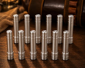 Mandalorian Bandolier Cylinders Set | Precision Machined Aluminum Armor Props | Custom Sizes