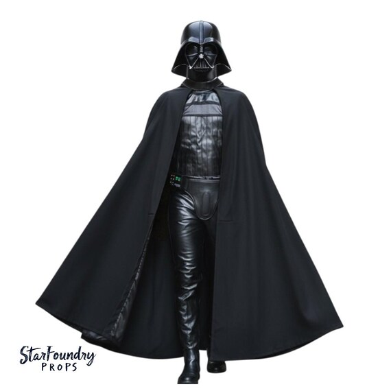 Darth Vader Leather Cosplay Costume – Star Wars The Empire Strikes Back | Sith Lord Cape & Suit