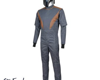 Traje de vuelo mandaloriano / Cosplay de Star Wars, mezcla de algodón