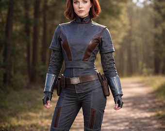 Women Mandalorian Inspired Cosplay Costume Bo Katan Style Custom Fit Outfit Set