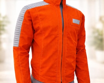 Cassian Andor Rebel Jacket Star Wars Cosplay Pilot Jacket Halloween Costume