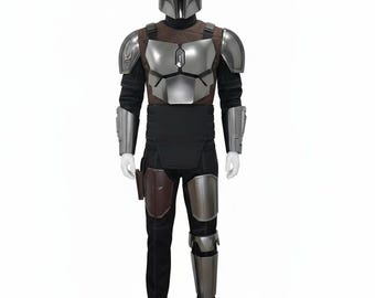 Traje interior mandaloriano de Din Djarin para cosplay para hombre, disfraz de Star Wars