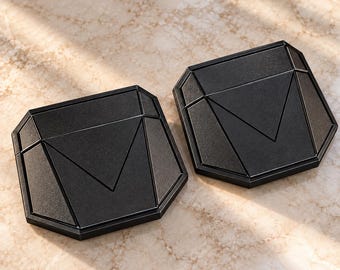 Armored Hand Plates | Leather Gloves | Removable 3D Printed Armor | Boba Fett Cosplay