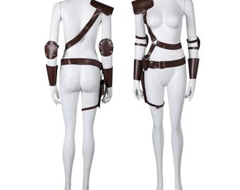 Fallout Cooper Howard Holster Belt Leather Cosplay Harness Handmade Adjustable Costume
