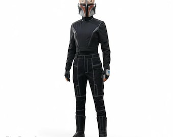 Mandalorian-pantserkostuum voor vrouwen – op Star Wars geïnspireerde premiejager-cosplaykostuum | Cadeau voor haar