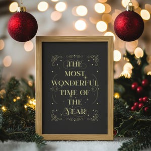 Christmas Wall Art, Christmas Art Gift, Printable Wall Art, Home Decor, Digital Print, Poster Art, Digital Download