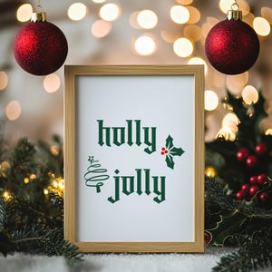 Christmas Wall Art, Christmas Art Gift, Printable Wall Art, Home Decor, Digital Print, Poster Art, Digital Download