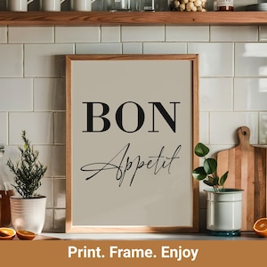 Food Printable Wall Art: Fun Kitchen Decor (Digital Download)