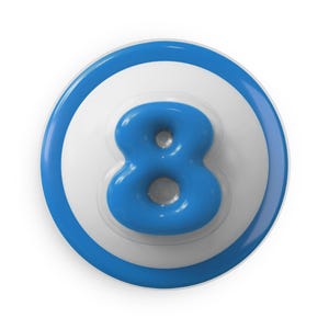 Button Magnet, Round (1 & 10 pcs)