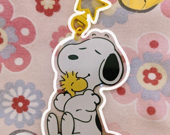 Snoopy and Woodstock keychain