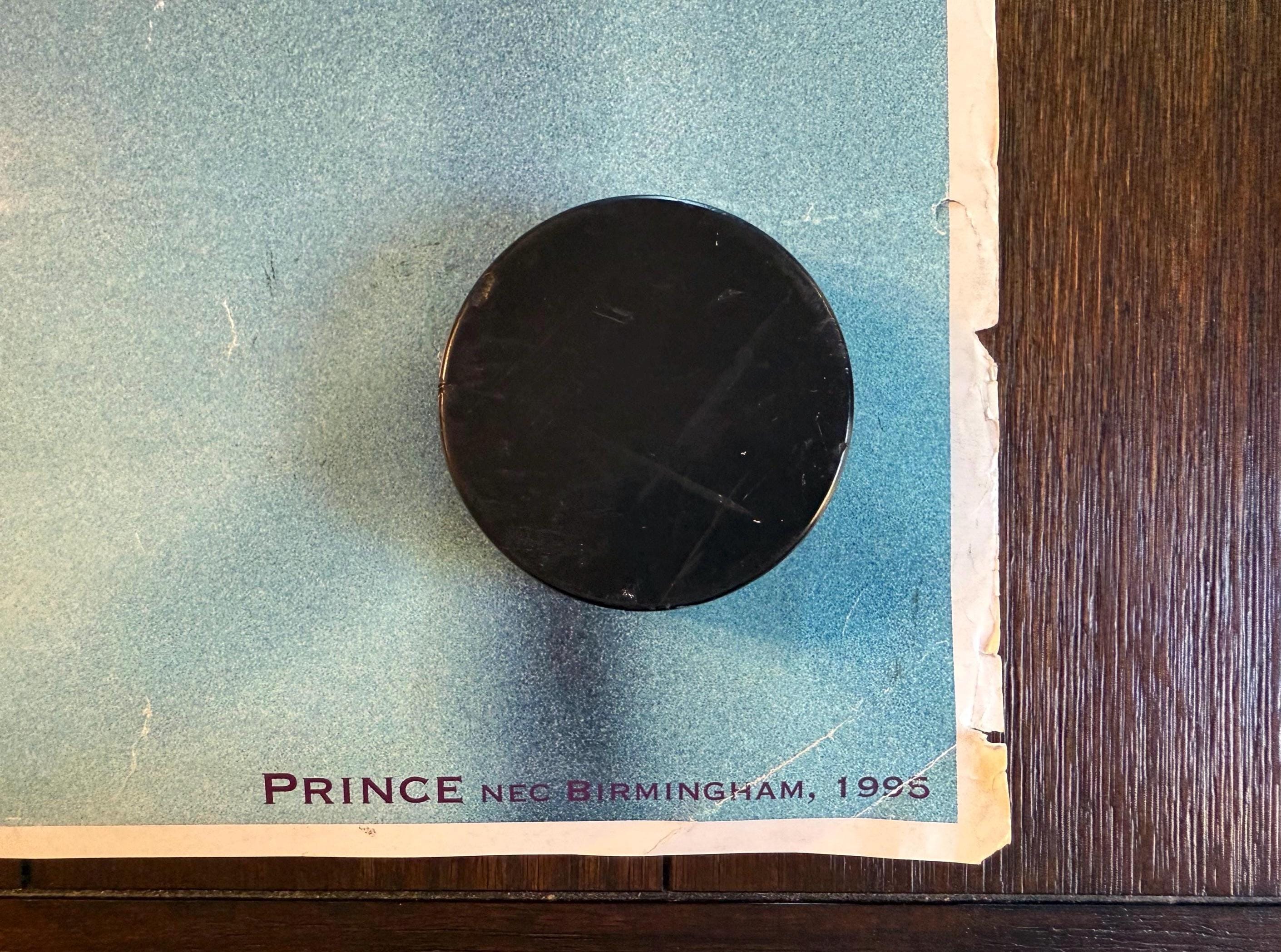 Prince Birmingham 1995 Guitar Poster – 24x36 Inch, Used, Piranha Records, Multicolor Urban Art