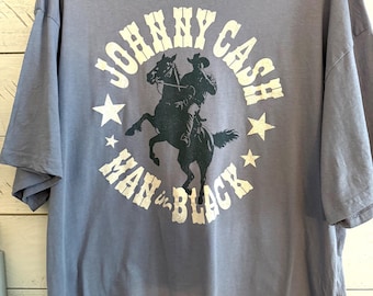 Johnny Cash Tee Shirt | The Man in Black | Cotton XLarge