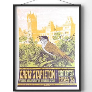 Chris Stapleton Ottawa 2017 Concert Poster | Justin Helton Limited Edition Print