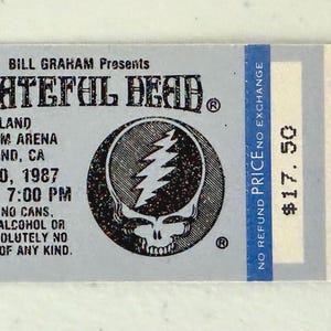 Dead Ticket Stub - Etsy