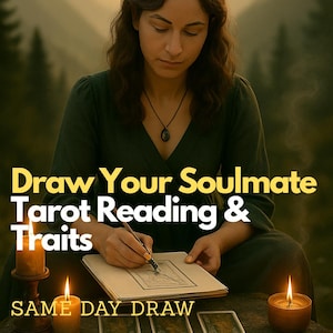 Soulmate Drawing and Tarot Reading, Draw My Soulmate, Future Husband Traits, Soulmate Reading, Psychic Love Reading, Same Hour Reading