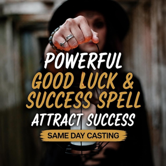 Good Luck Spell | Success Spell | Witchcraft Spells | Luck Spell | Manifestation Spell | Spell Casting