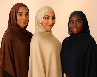 Modal Hijab : Soft Breathable Lightweight Cotton-Like Scarf