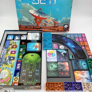 SETI and Space Agencies Expansion Game Insert/Organizer System