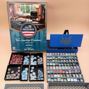 Mr. President Segunda Edición Organizador y Almacenamiento del Juego de la Presidencia Americana