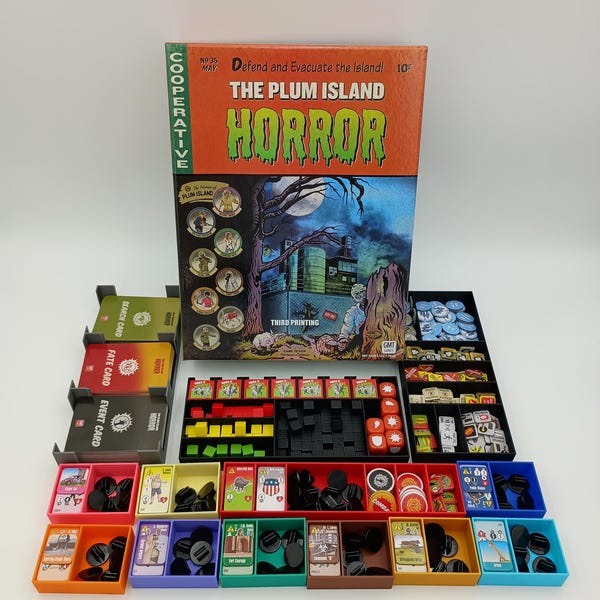 The Plum Island Horror & More of a Bad Thing Expansion Insert/Organizer