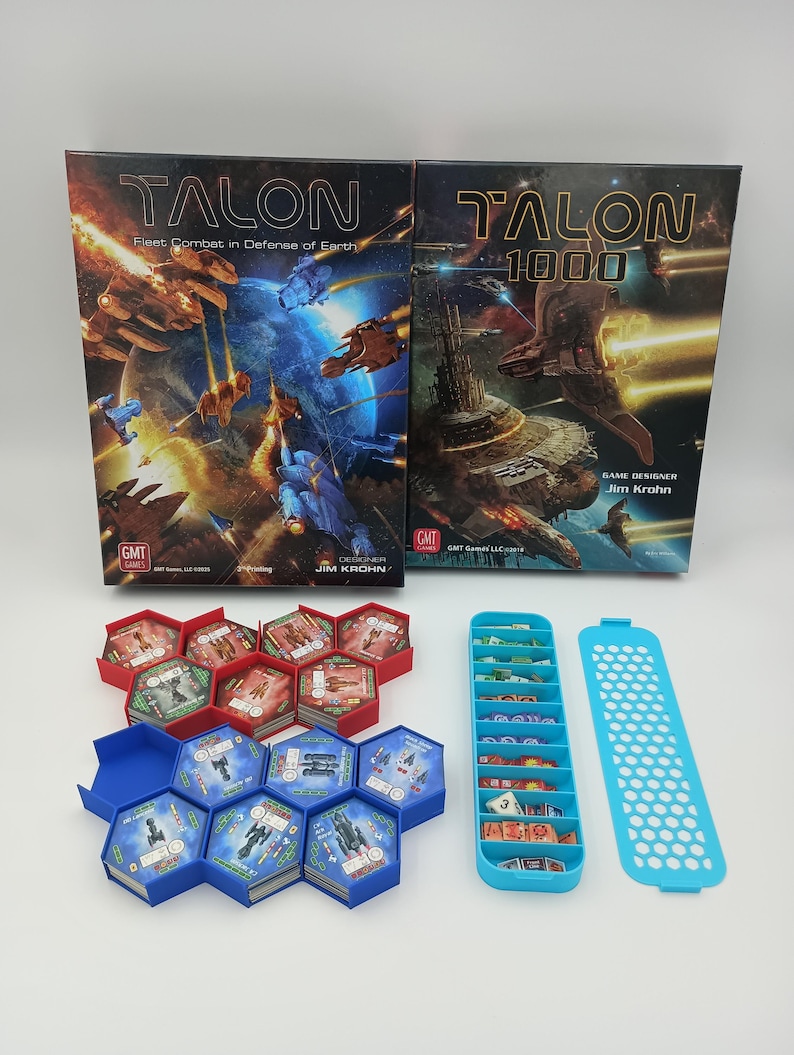 Space Empires 4X Organizer: All Expansions Compatible, Board Game Insert SE4X Complete+Talon