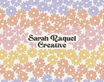 Spring Florals Seamless Pattern: Multicolor Ditsy Floral Seamless Repeat (Digital Download) - Commercial Use