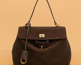 Luxury Leather Tote Bag: Soft Minimalist Commuter Handbag