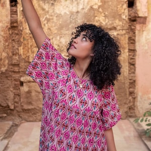 Quetzali - embroidered floral dress