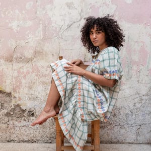 Quetzali - woven dress with embroidery