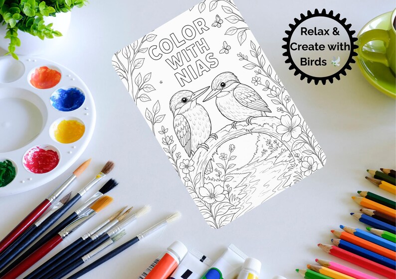 Printable Bird Coloring Pages – 20 Unique Bird Pairs | Nature Animal ...