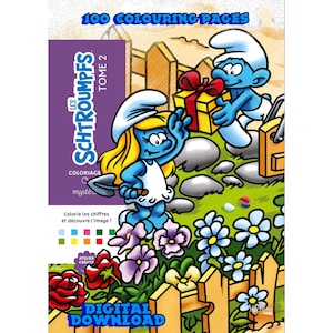 Smurfs Vol 2 Digital Colouring book (not suitable for print)