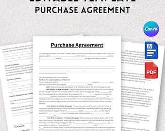 Modelo de Contrato de Compra e Venda Imprimível, Contrato de Compra e Venda Editável, Contrato de Venda, Contrato de Compra de Imóvel.